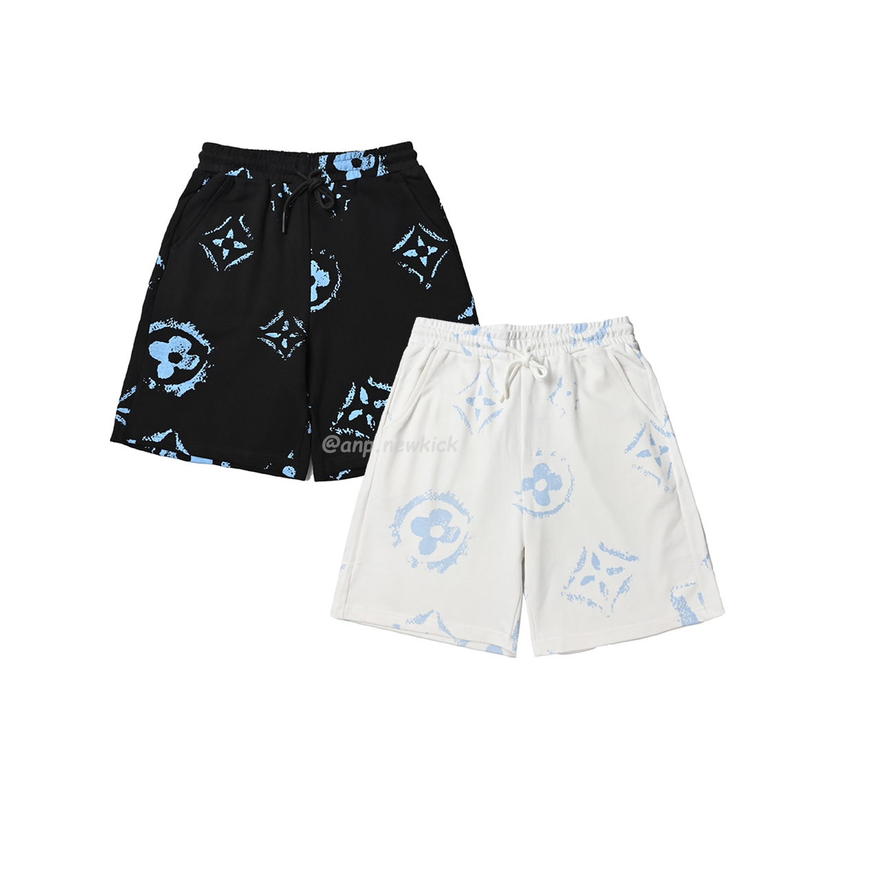 Louis Vuitton 24ss Presbyopia Logo Printed Shorts (1) - newkick.cc